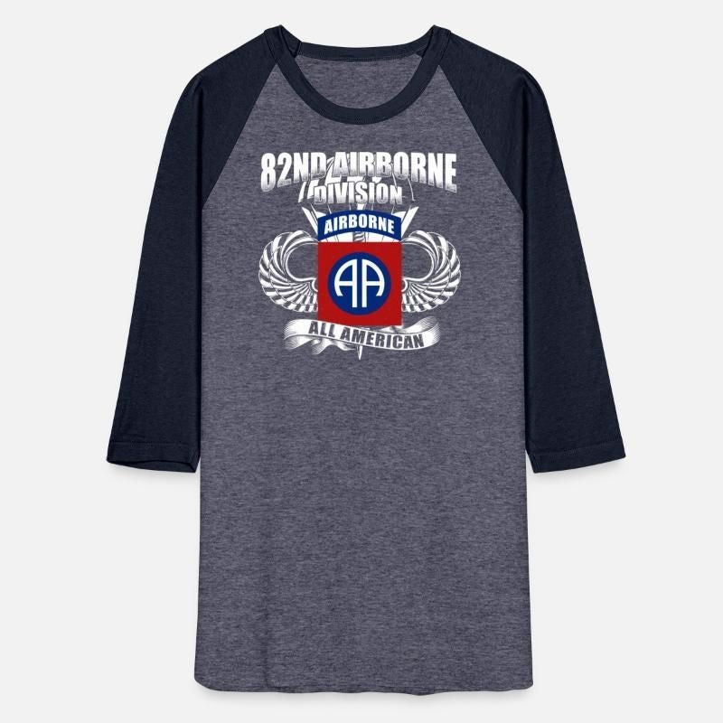 82nd Airborne Division US Army Unisex Baseball T-Shirt