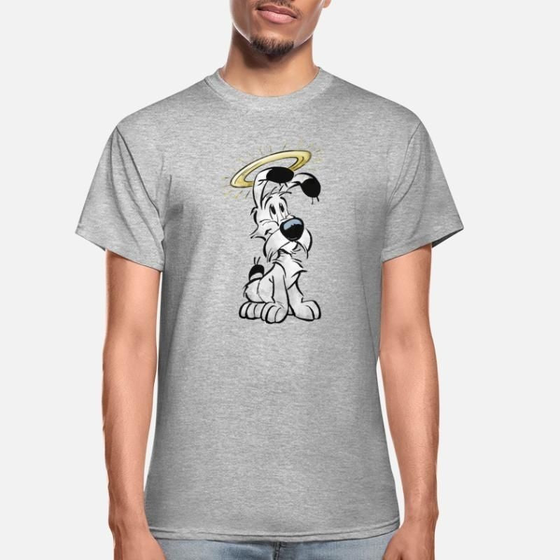 Asterix & Obelix Dogmatix With Halo Gildan Ultra Cotton Adult T-Shirt