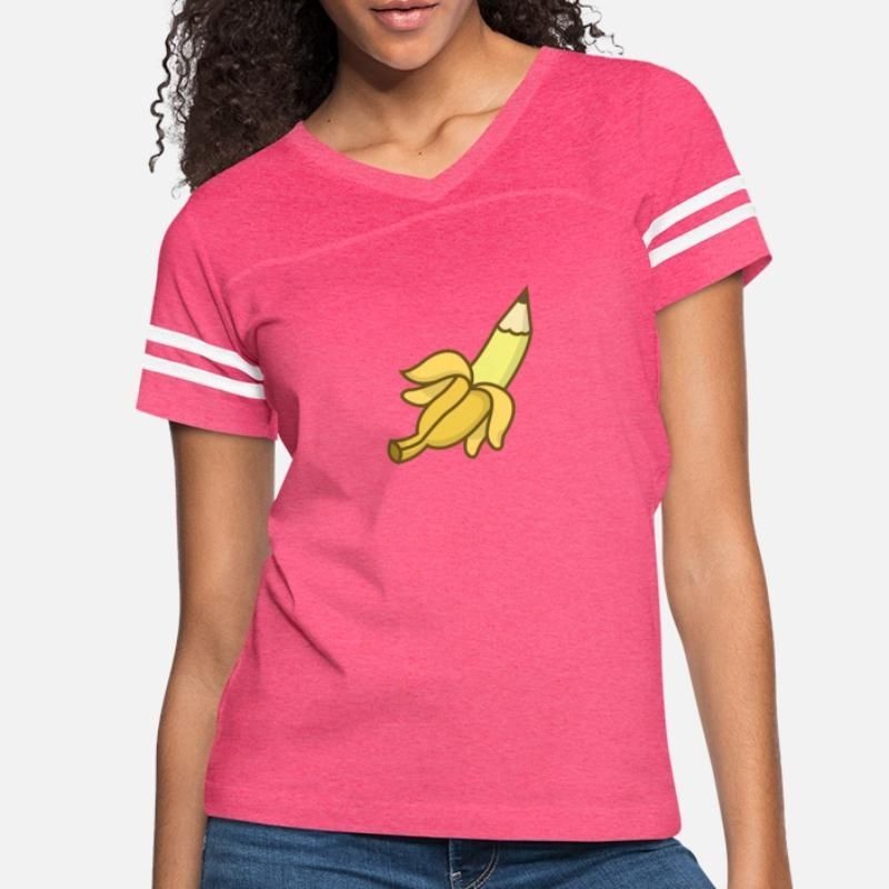 Banana pencil Womens Vintage Sport T-Shirt