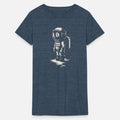 Bitcoin To The Moon Astronaut For Crypto Currency Womens Tri-Blend Organic T-Shirt