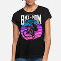 Bmx Mom | Bmxmom | Bmx Mama Mother Womens Loose Fit T-Shirt