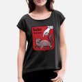 Bobr Kurwa Polish Meme Womens Rolled Sleeve T-Shirt