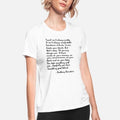 BOURDAIN TRAVEL QUOTE Womens Sport T-Shirt