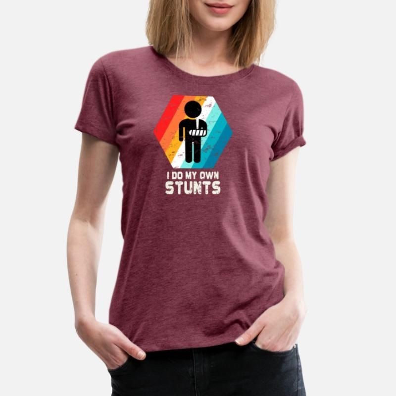 Broken Arm Shirt Hand Wrist Elbow Injury Get Well Womens Premium T-Shirt