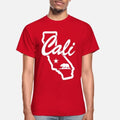 CALI Bear Map Gildan Ultra Cotton Adult T-Shirt