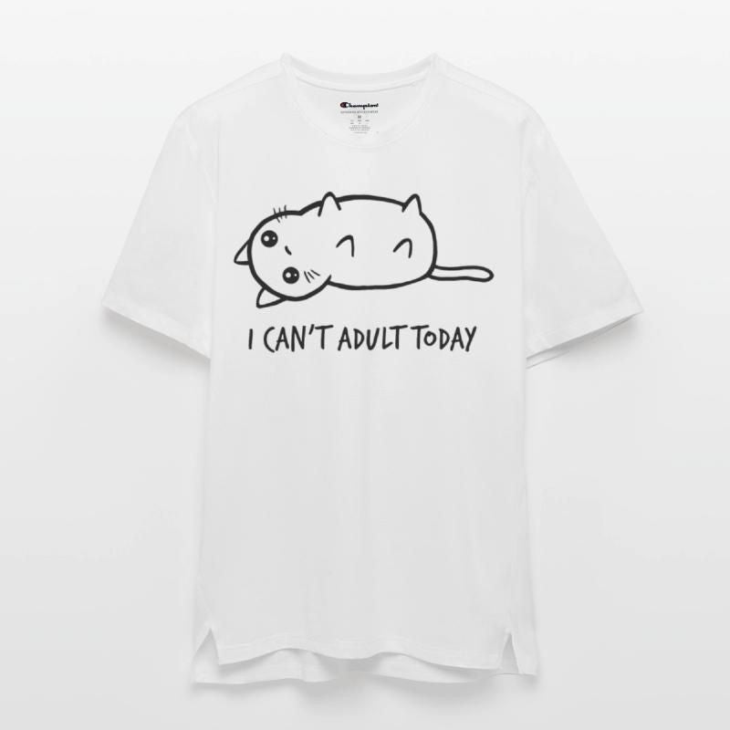Cat I cant adult today Champion Unisex Performance T-shirt