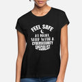 Cybersecurity - Feel safe at night Womens Loose Fit T-Shirt