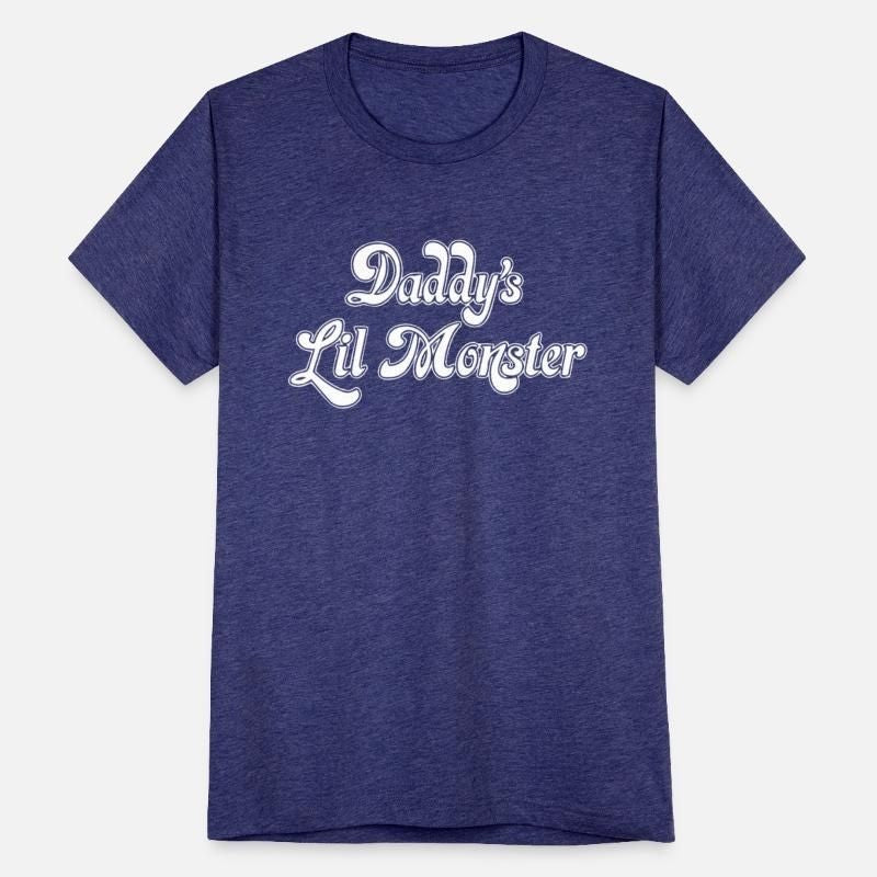 Daddy s Lil Monster Unisex Tri-Blend T-Shirt