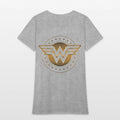 DC Comics Wonder Woman Classic Logo Gold Womens T-Shirt