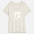 Detroit Baseball D Vintage Michigan Bengal Tiger R Womens Plus Size T-Shirt