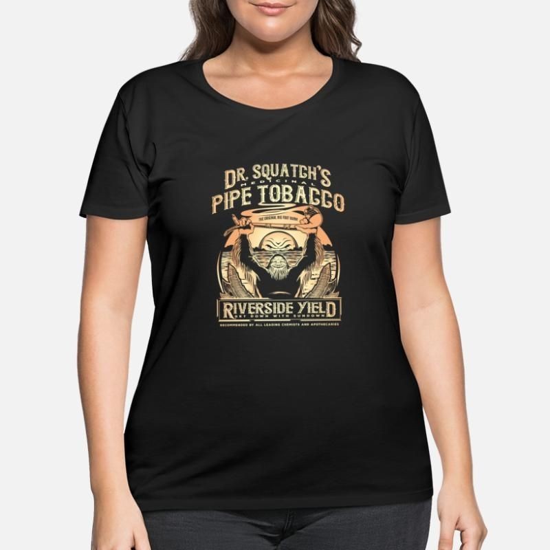Dr. Squatchs Tobacco Womens Plus Size T-Shirt