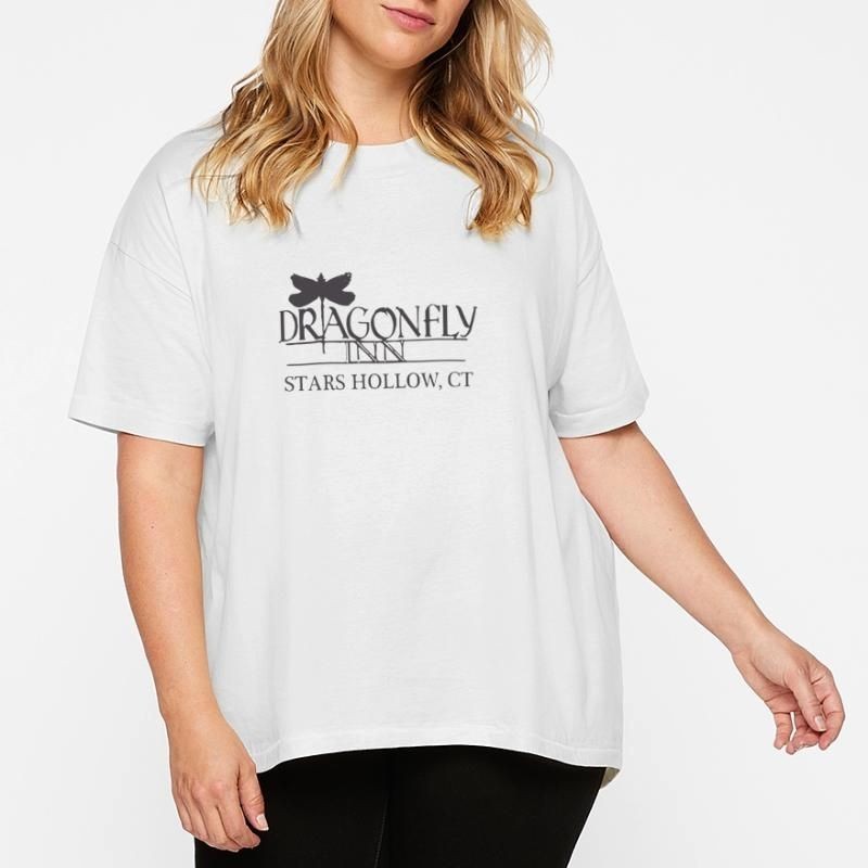 dragonfly inn stars hollow ct Womens Hi-Lo Tee
