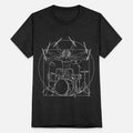 Drummer Da Vinci - Drum Rock Music Vitruvian Gift Unisex Tri-Blend T-Shirt
