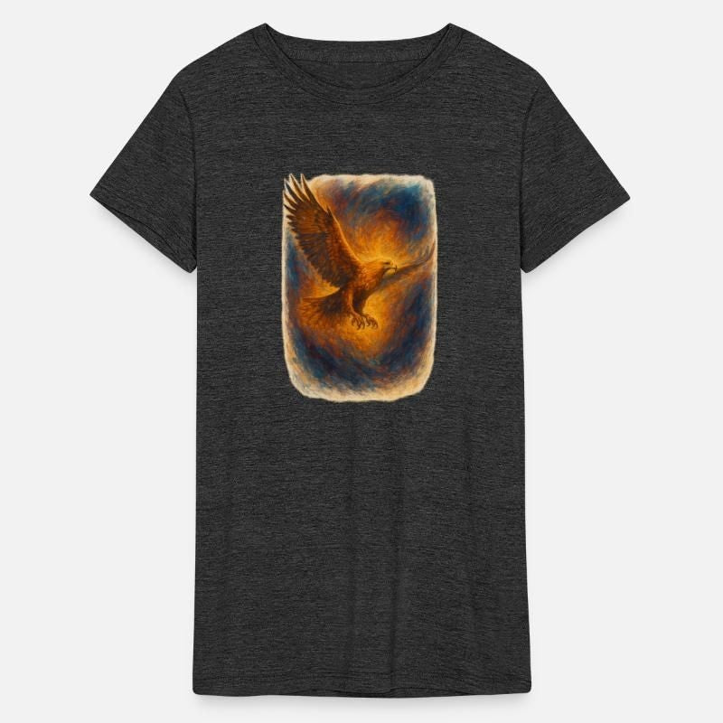 Eagel Womens Tri-Blend Organic T-Shirt