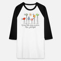 Every Little Thing Is Gonna Be Alright Hippie Bird Unisex Baseball T-Shirt