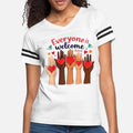 Everyone Is Welcome Here Idaho Teacher Womens Vintage Sport T-Shirt