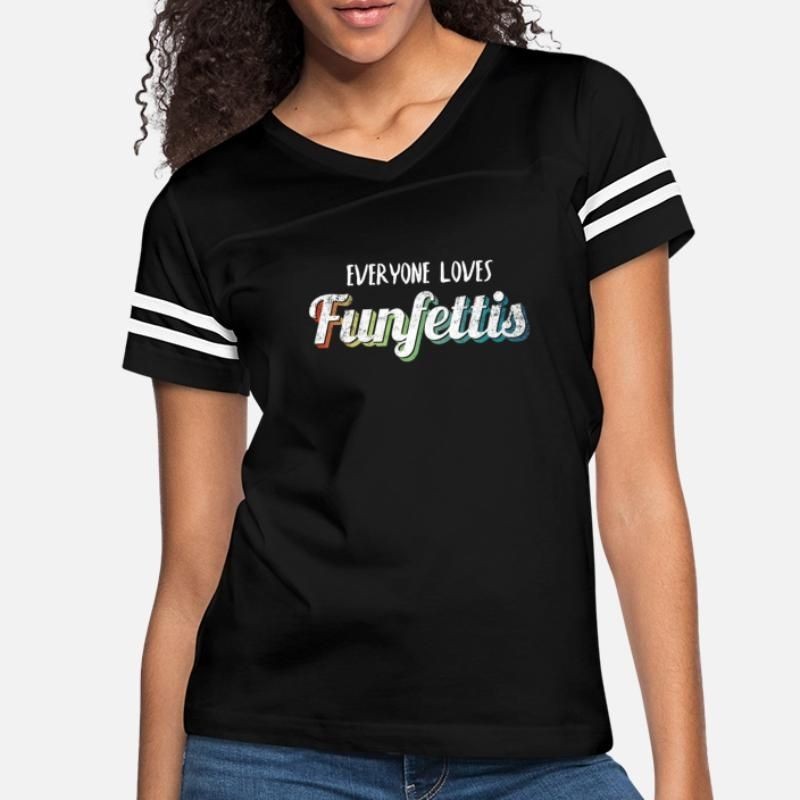 Everyone loves Funfettis Womens Vintage Sport T-Shirt