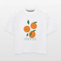 Exotic Fruits / Orange Womens Boxy Tee