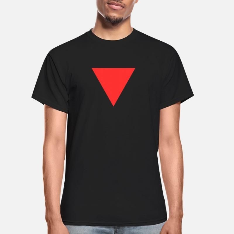Free gaza - Red triangle Gildan Ultra Cotton Adult T-Shirt