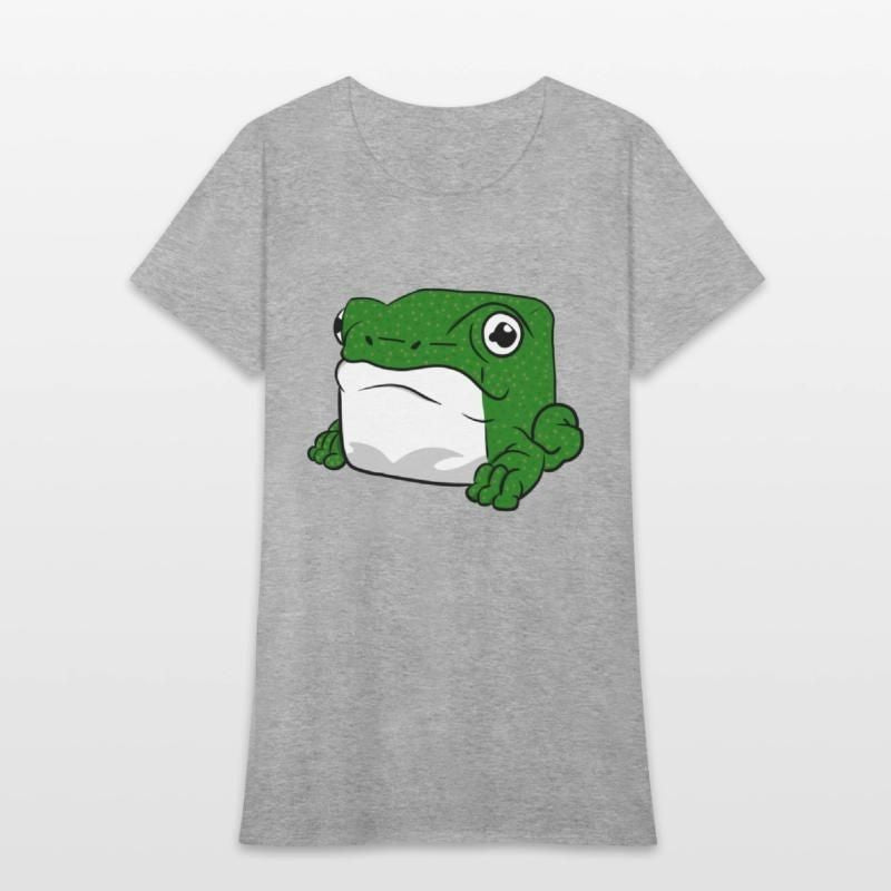 frog square Womens T-Shirt