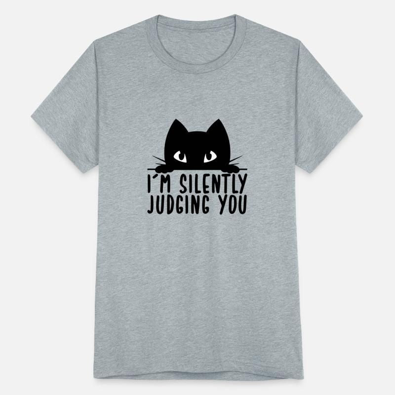 Funny cat quote Unisex Tri-Blend T-Shirt