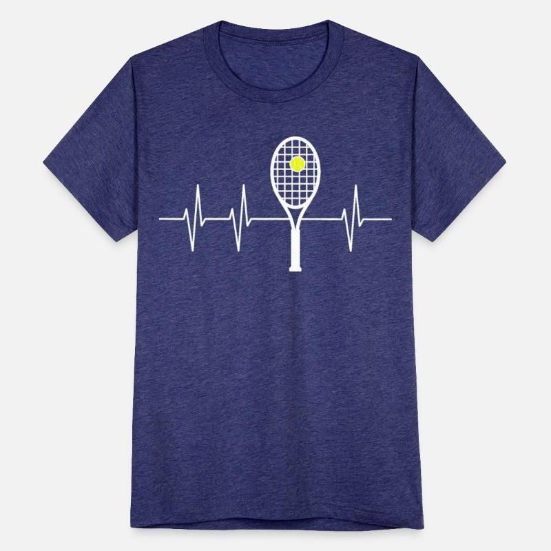 Funny tennis shirt for players Unisex Tri-Blend T-Shirt