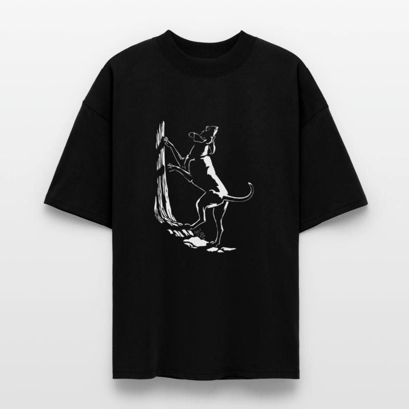 Hunting Dog Shirts Art Hound Dog Gifts Stanley/Stella Blaster Oversized T-Shirt