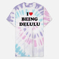 I love being delulu // trending designs Unisex Tie Dye T-Shirt
