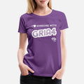 I Love Someone with GRIA4 Womens Premium T-Shirt