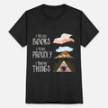 I read books I fart proudly I know things Unisex Tri-Blend T-Shirt