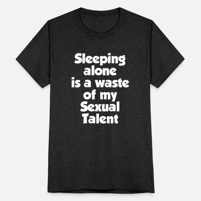IS A WASTE Unisex Tri-Blend T-Shirt