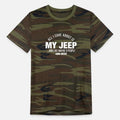 Jeep - Jeep - all i care about is my jeep 3 peo Alternative Unisex Eco Camo T-Shirt
