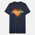 Juneteenth Heart Unisex Jersey T-Shirt