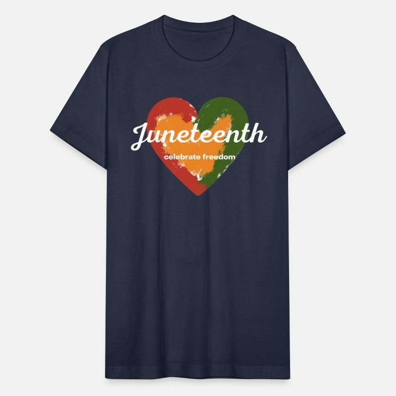 Juneteenth Heart Unisex Jersey T-Shirt