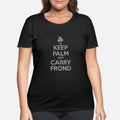 Keep palm and carry frond Womens Plus Size T-Shirt