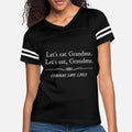 Lets Eat Grandma Commas Save Lives Womens Vintage Sport T-Shirt