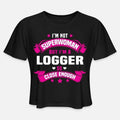 Logger Womens Cropped T-Shirt