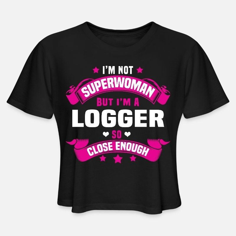 Logger Womens Cropped T-Shirt