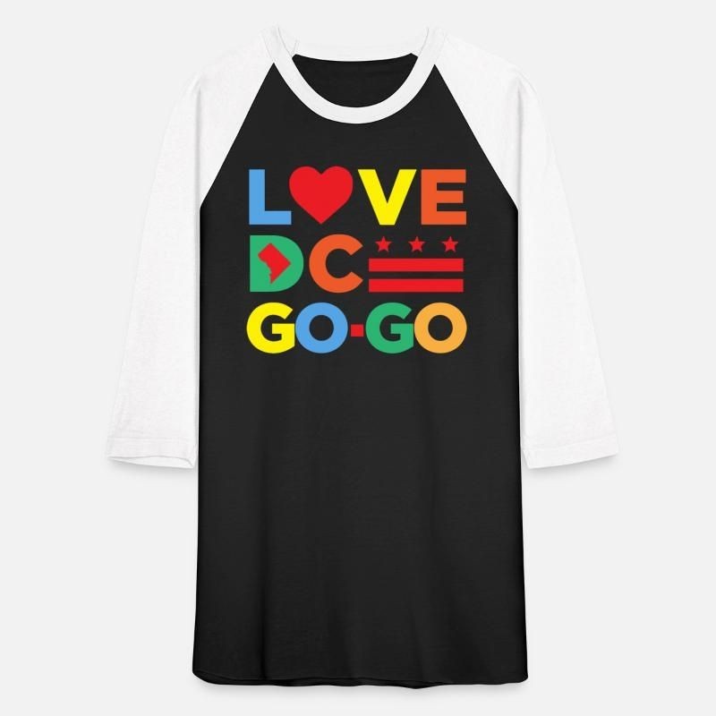 Love DC GoGo Unisex Baseball T-Shirt