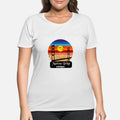 Mackinac Bridge- Retro Vintage Michigan Womens Plus Size T-Shirt