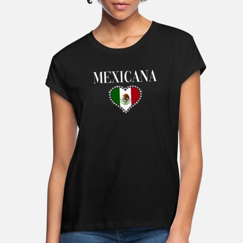 Mexicana Latinx Latina Proud shirt for Women Womens Loose Fit T-Shirt