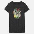 Mind your own uterus floral my uterus my choice Womens Tri-Blend Organic T-Shirt