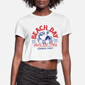 Minions Phil Beach Day Summer Vibes Womens Cropped T-Shirt