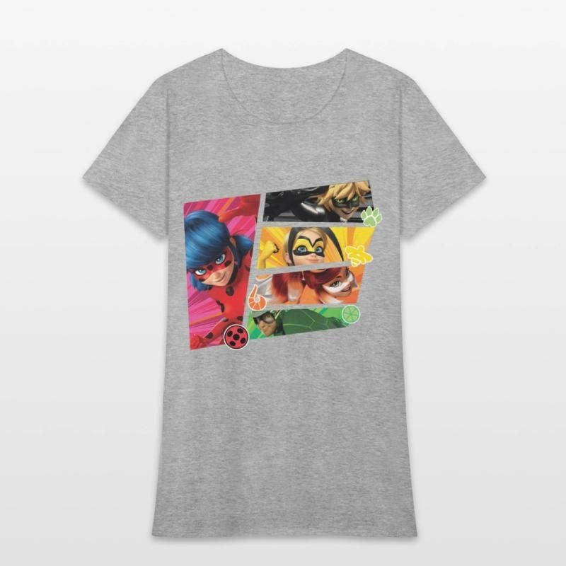 Miraculous Superheroes Womens T-Shirt