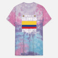 My wife is Colombian nothing scares me Unisex Tie Dye T-Shirt