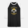 Never Underestimate Old Man Engineering Degree Unisex Baseball T-Shirt