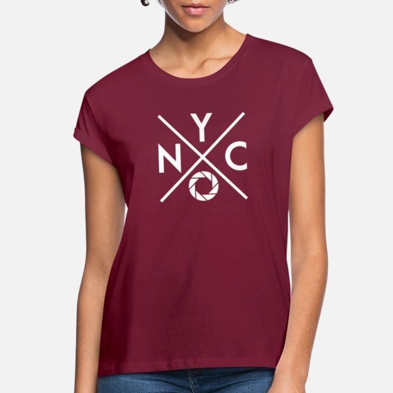 NY HARDCORE PHOTOGRAPHER Womens Loose Fit T-Shirt