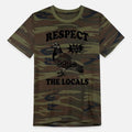 Pigeon Respect The Locals Alternative Unisex Eco Camo T-Shirt