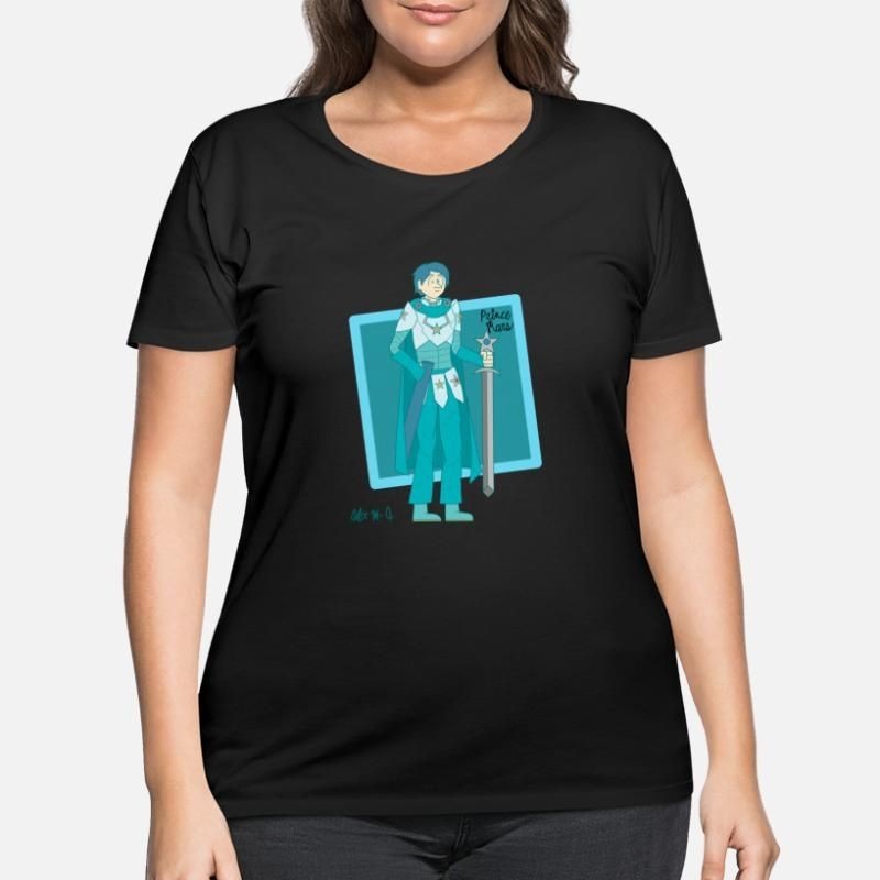 Prince Mars Womens Plus Size T-Shirt