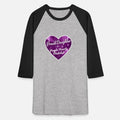 Purple Hearts War Veteran Proud Daughter Unisex Baseball T-Shirt